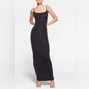 NWT - SKIMS x Swarovski crystal-embellished maxi dress
